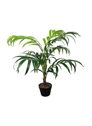 Nearly Natural Real Touch Artificial Chamaedorea Plant, 70 x 70 x 120cm, Green/Brown