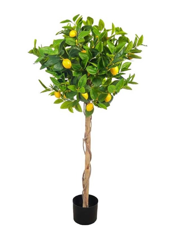 Nearly Natural Real Touch Artificial Lemon Plant, 60 x 60 x 115cm, Green/Brown