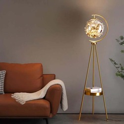 Luxury Golden Floor Lamp, Gold