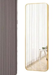 Rectangular Shape Floor and Wall Mirror, 60 x 60 x 165cm, Gold