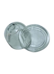 4-Piece Crystal Lemon Jar, 9Cm, Clear