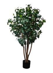 Nearly Natural Real Touch Artificial Olive Leaves Potted, 70 x 70 x 120cm, Green/Brown