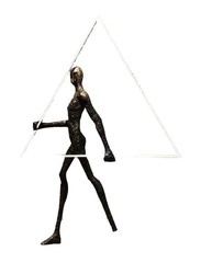 Human Statue Floor Lamp, Multicolour