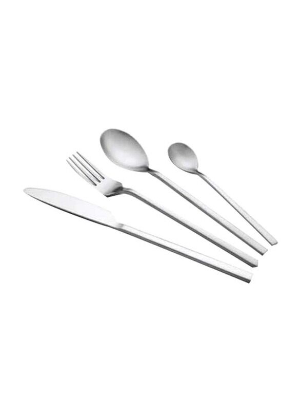 

Generic Elegant 1-Piece x 5-Each Stainless Steel Cutlery Set, Silver Glossy