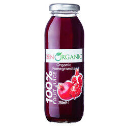 Organic Pomegranate Juice Glass Bottle 250 ml