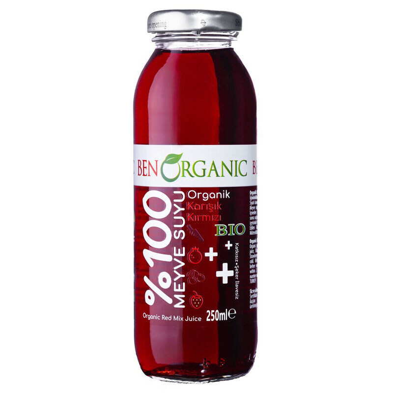 

Ben Organic Organic Red Mix Glass Bottle 250 ml