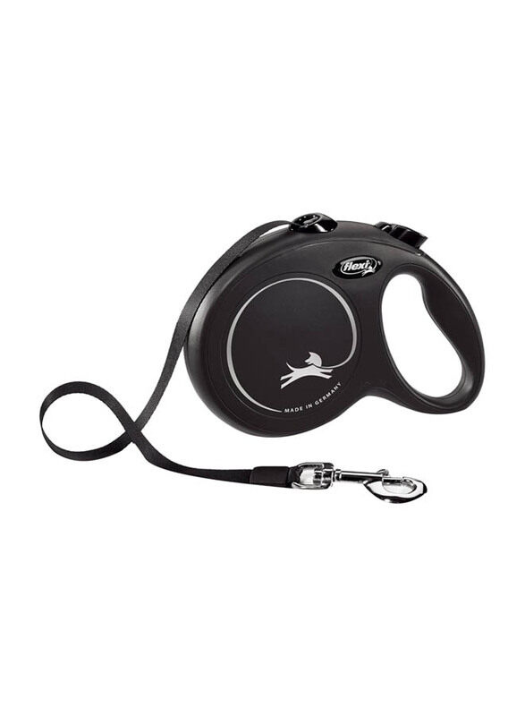 

Flexi 5-Meter Classic Tape for Dogs, Large, 50Kg, Black