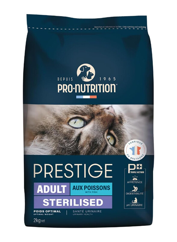 

Pro Nutrition Prestige Adult Sterilised Fish Cats Dry Food, 2 Kg