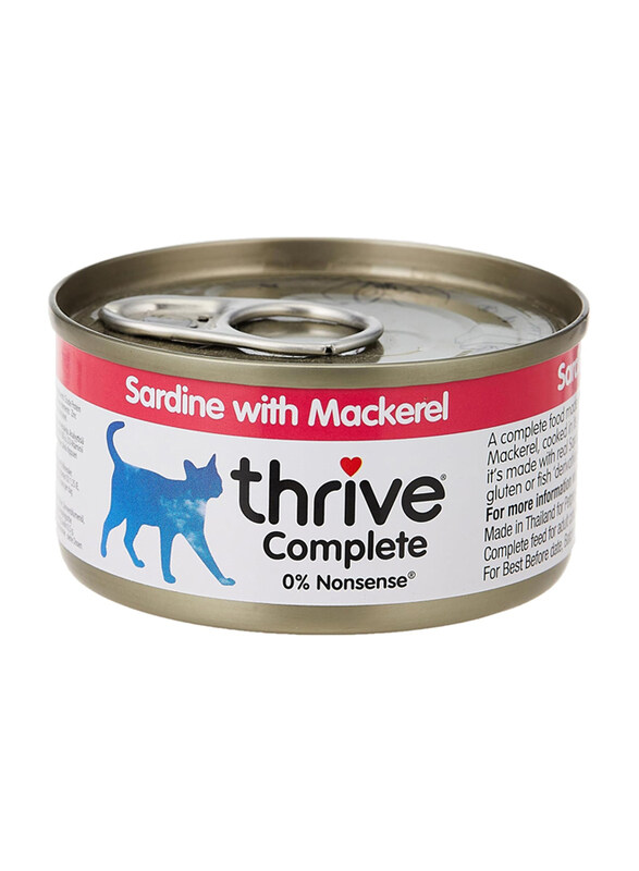 

Thrive Complete Sardine with Mackerel in Gravy Cats Wet Food, 75g