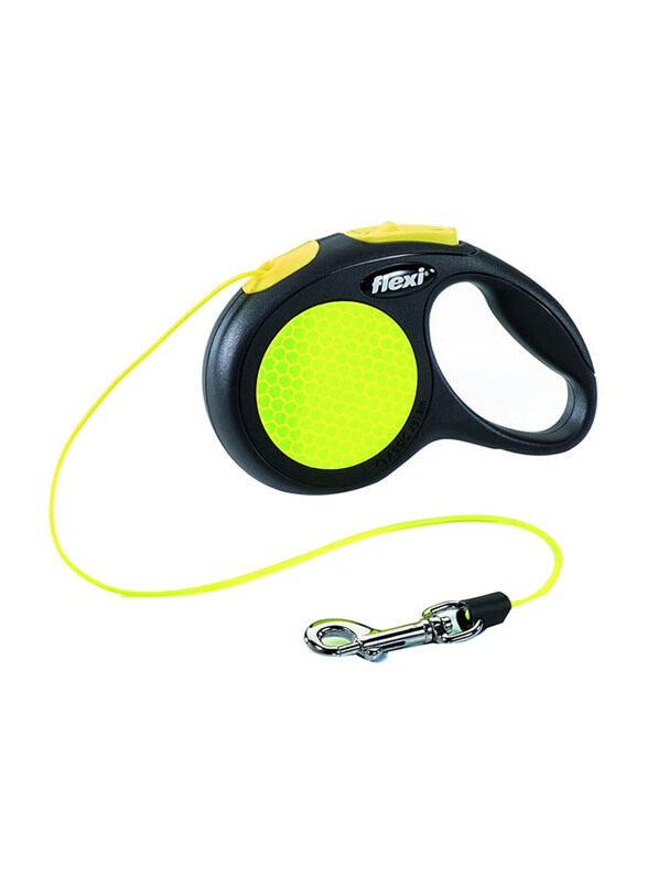 

Flexi 3-Meter Cord for Dogs, XS, 8Kg, Neon