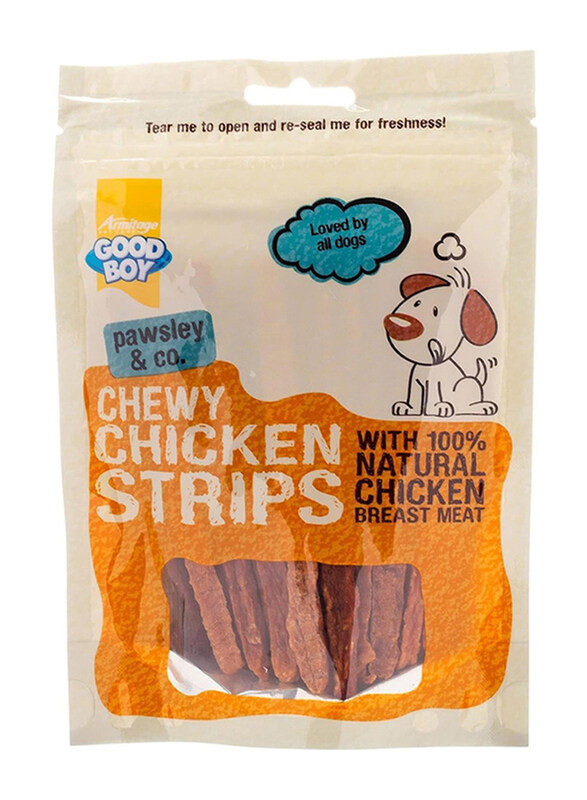 

Good Boy Chewy Chicken Strips Dog Dry Food, 100g