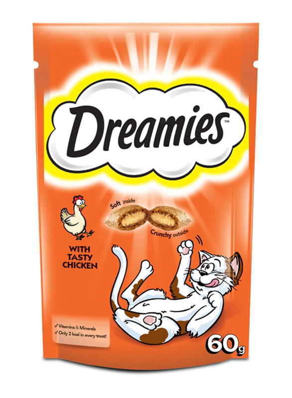 

Dreamies Chicken Cat Treats Cats Dry Food, 60g
