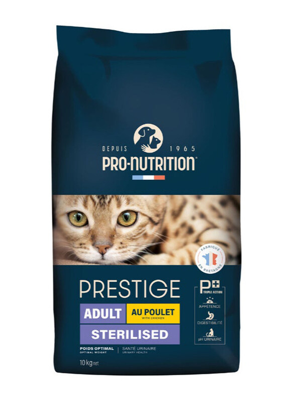 

Pro Nutrition Prestige Adult Sterilised Chicken Cats Dry Food, 10Kg