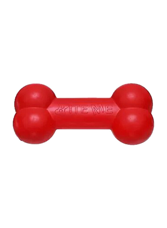 

Dougez Extra Strong Rubber Bone Shape Dog Fetch Toy, HO-15, Red