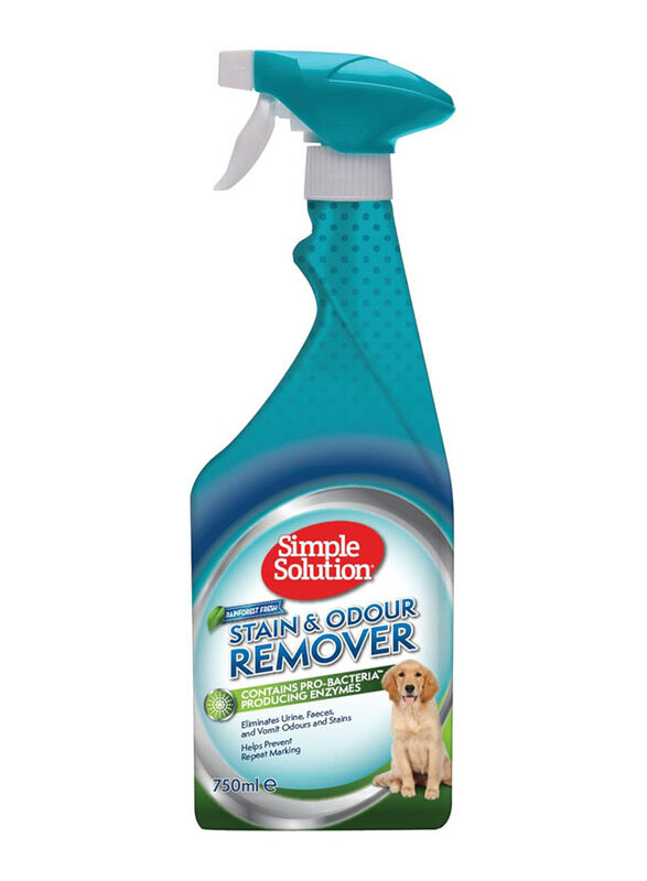 

Simple Solution Dog Stain and Odour Remover, 750ml, Multicolour