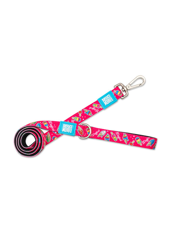 

Max & Molly URBAN PETS 120cm Magical Short Leash, Medium, Pink