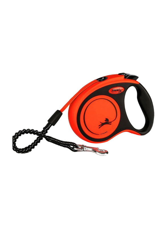 

Flexi 5-Meter Xtreme Tape Dogs Leash Cord, Large, Orange