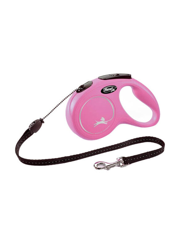 

Flexi 5-Meter New Classic Cord for Dogs, 20kg, Pink