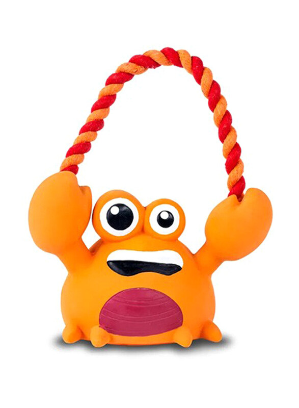 

Max & Molly URBAN PETS Tuggles Lenny Krabitz Dog Toy, Orange