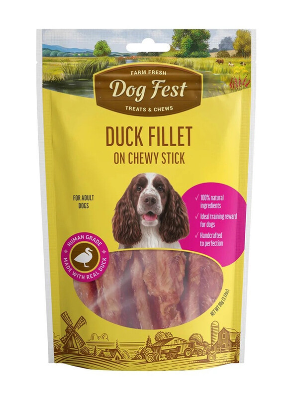 

Dog Fest Duck Fillet On A Chewy Stick Dry Adult Dog Food, 90g