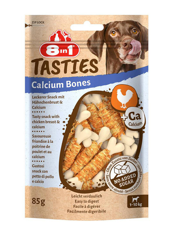 

8 In 1 Tasties Calcium Bones Dog Treat Dry Food, 85g