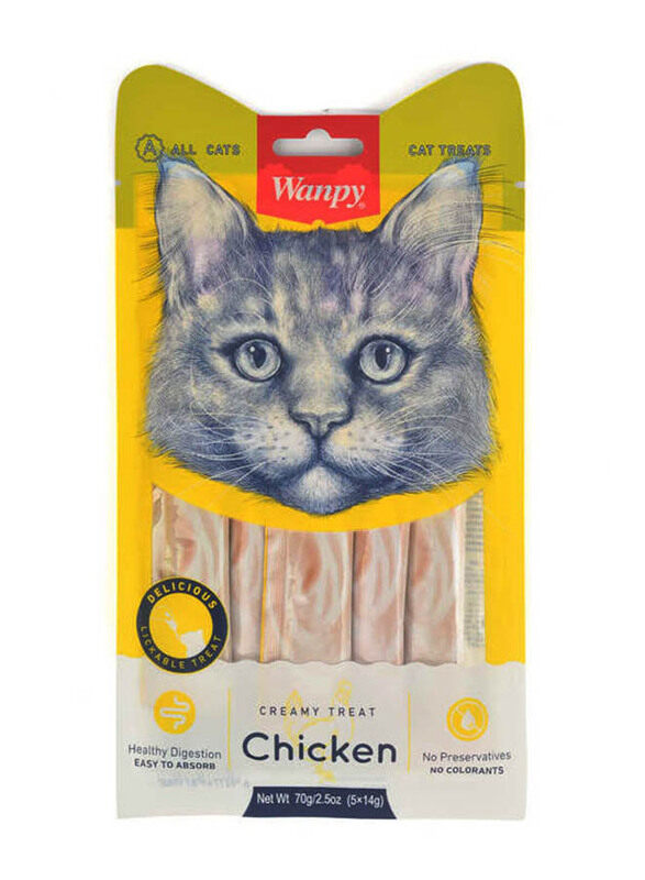 

Wanpy Creamy Treat Chicken Cat Dry Food, 70g