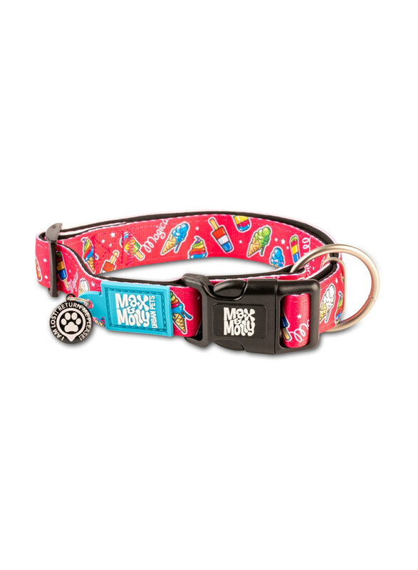 

Max & Molly URBAN PETS Magical Smart ID Collar, X-Small, 224081, Multicolour