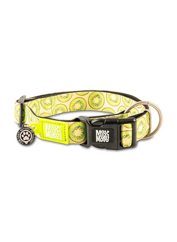 

Max & Molly URBAN PETS Kiwi Smart ID Collar, Large, 192084, Multicolour