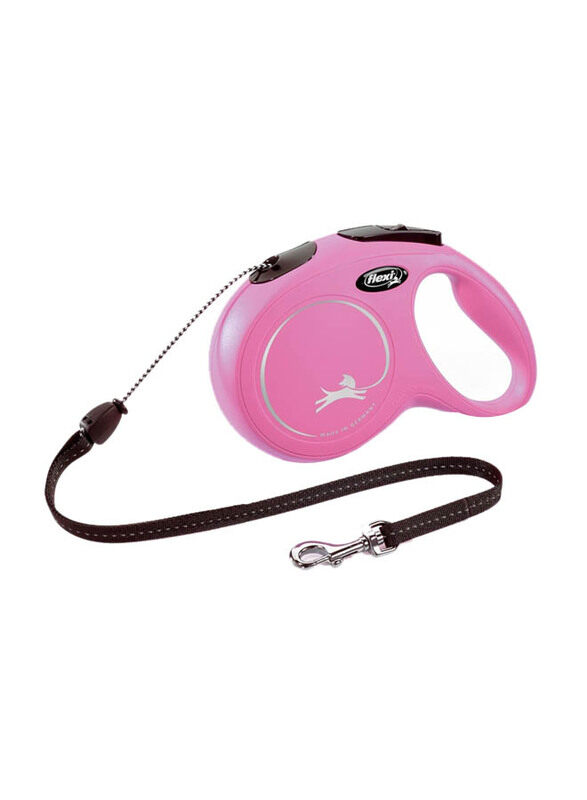

Flexi 8-Meter New Classic M Cord for Dogs, 20kg, Pink
