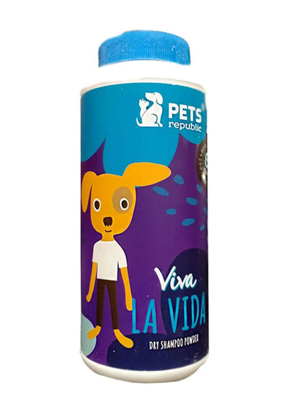 

Pets Republic Viva La Vida Dry Shampoo, 200gm, White