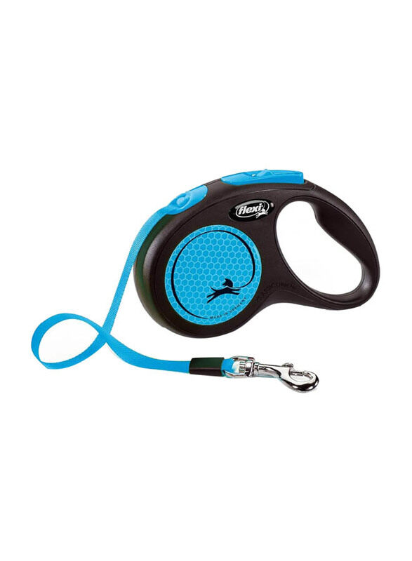 

Flexi 5-Meter New Raoe for Dogs, Small, Neon Blue