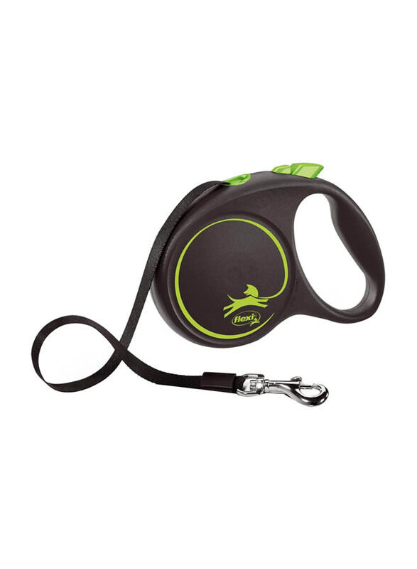 

Flexi 5-Meter Design Tape Dogs Leash Cord, Large, Black/Green