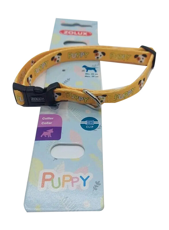 

Zolux Puppy Mascot Collar, 13mm, Yellow