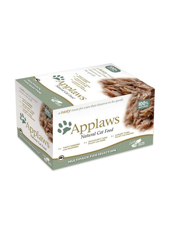 

Applaws Multipack Fish Selection Pot Wet Cat Food, 8 x 60g