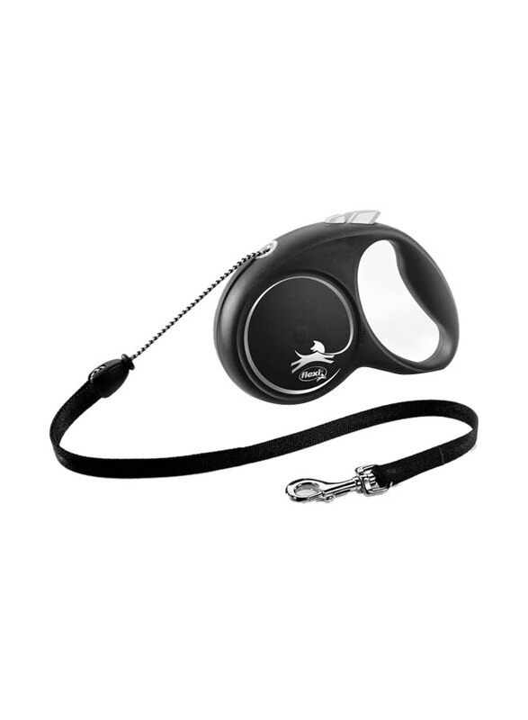 

Flexi 5-Meter Design Dogs Leash Cord, Medium, Black/Grey