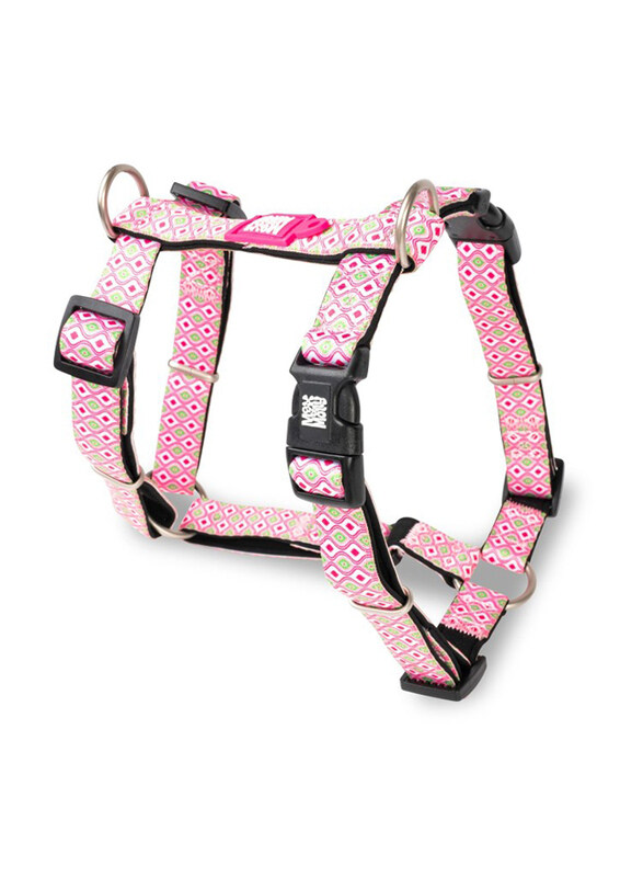 

Max & Molly URBAN PETS H-Harness, Large, 193016, Retro Pink