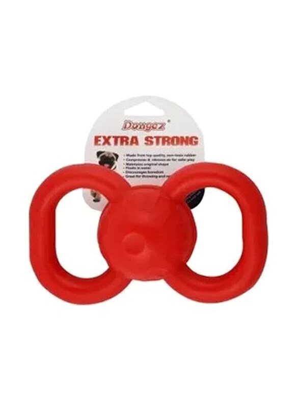 

Dougez Rubber Steering Chewing Toys, HO-19, Red