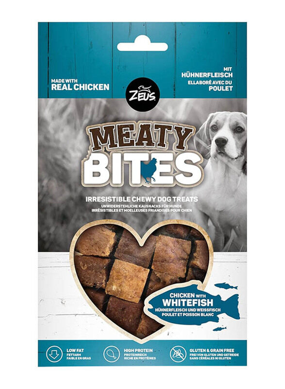 

Zeus Meaty Bites Taste Of The Ocean Dog Treats Dog Dry Food, 150g