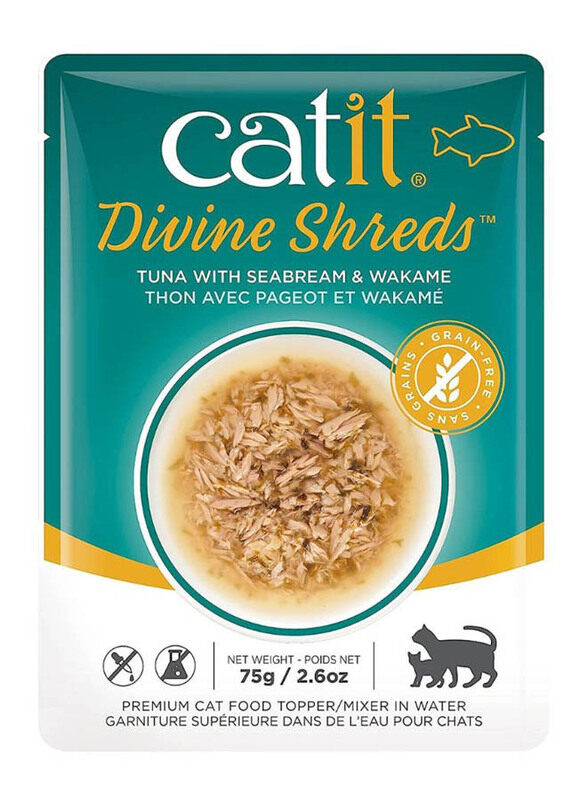 

Catit Divine Tuna With Seabream Wakame Cat Wet Food, 75g