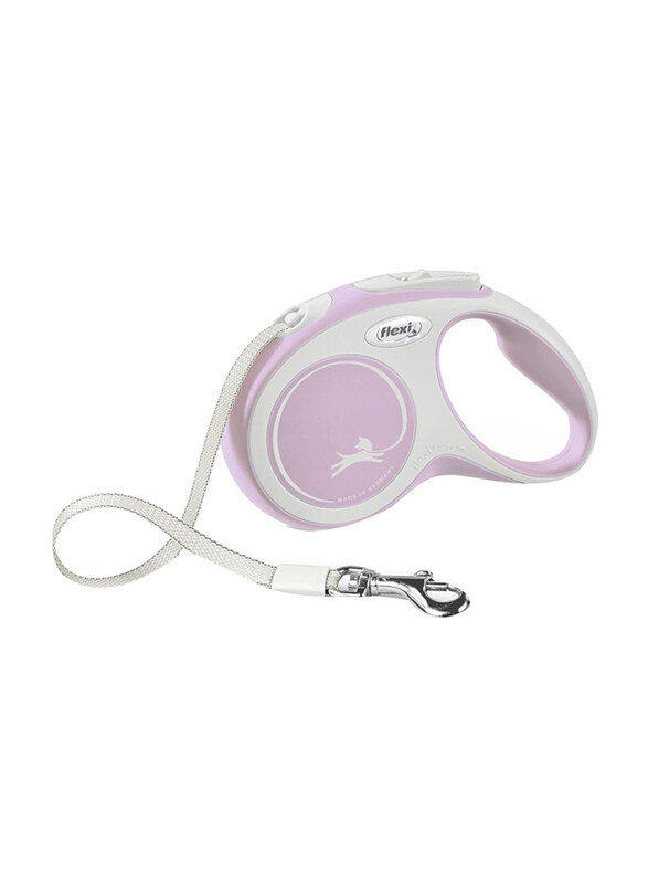 

Flexi 5-Meter Comfort Tape Dogs Leash Cord, Small, Pink