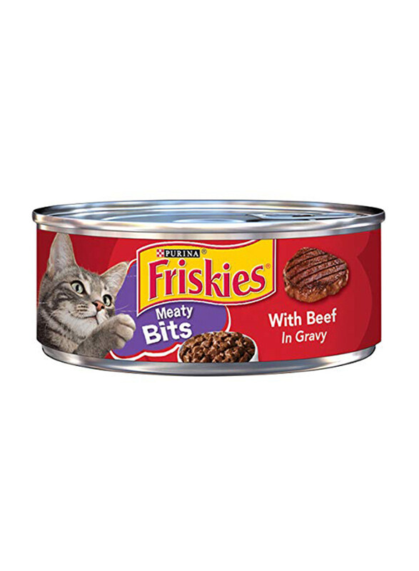

Purina Friskies Meaty Bits with Beef In Gravy Cat Wet Food, 156g