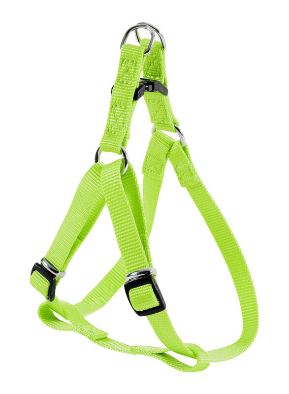 

Zolux Nylon Strap Adjustable Dog Harness, Lime Green