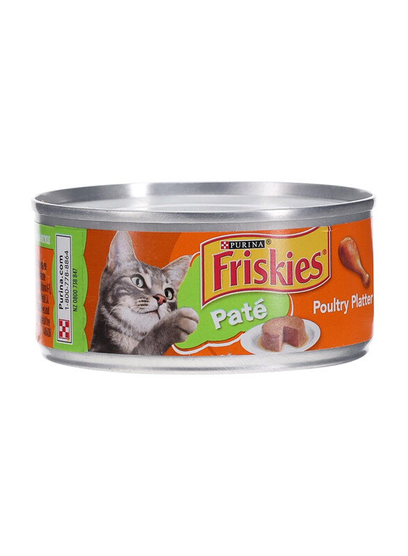 

Friskies Poultry Platter Purina Pate Cats Wet Food, 156g