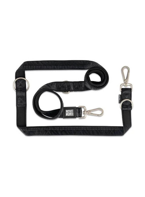 

Max & Molly URBAN PETS Matrix 2.0 Multi Function Leash, Large, 301012, Black