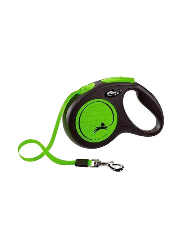 

Flexi 5-Meter New Tape for Dogs, Medium, 25kg, Neon Green