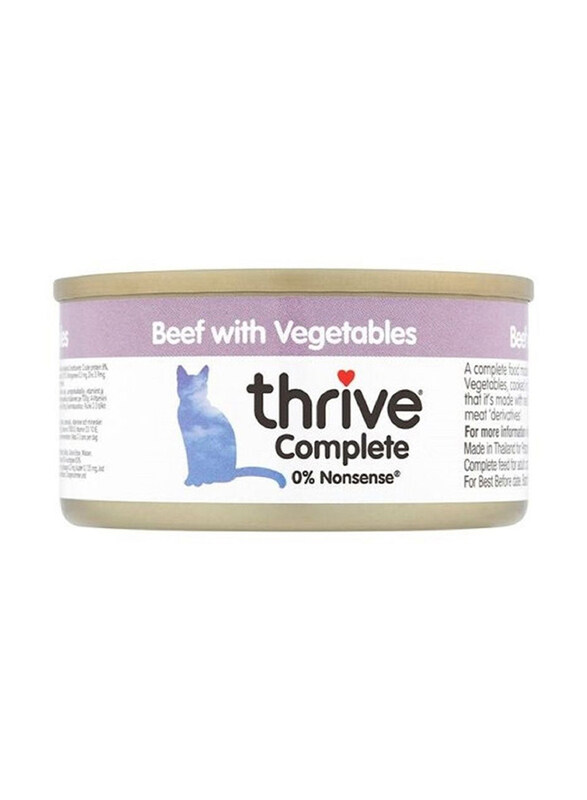 

Thrive Complete Beef With Vegetable Cat Wet Food, 75g