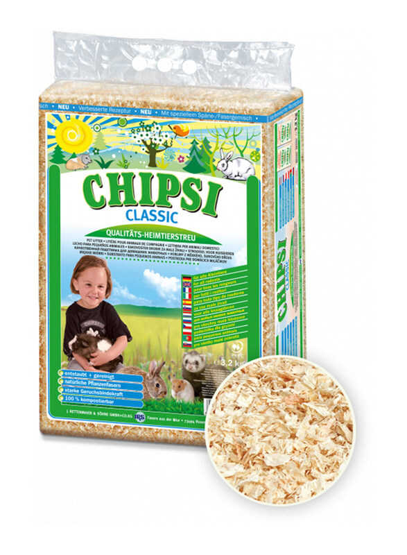 

Chipsi Litter Classic Qualitats-Heimtierstreu, 3.2Kg, Beige