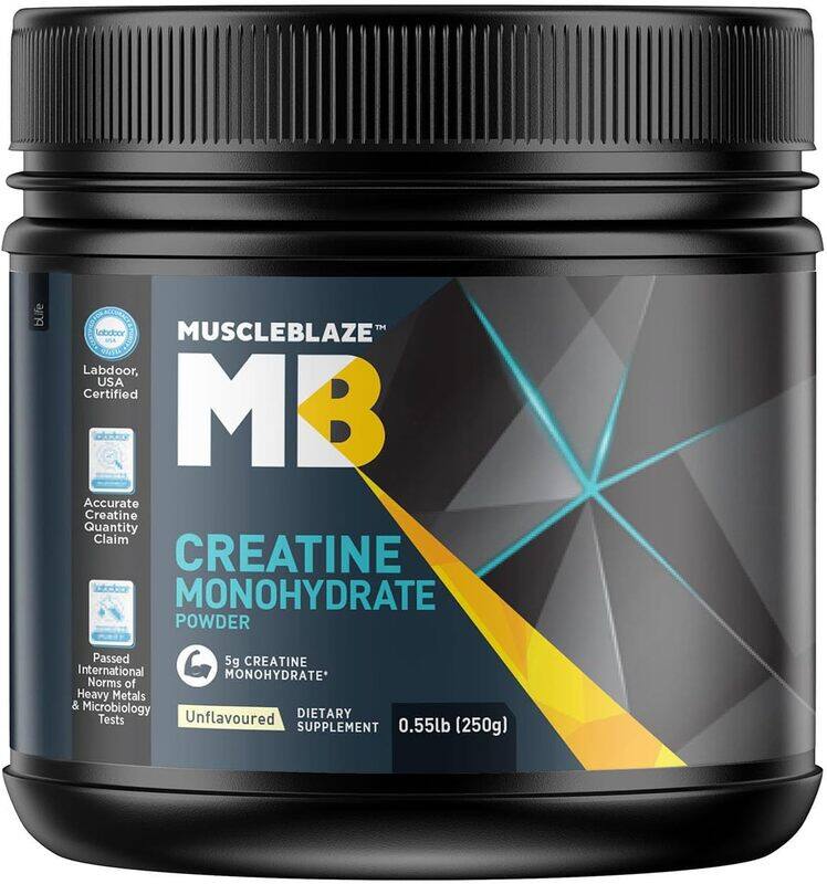 

MuscleBlaze Creatine Monohydrate (Unflavoured, 0.55lbs / 250g)