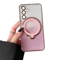 Limitless Case for Samsung Galaxy S24 Ultra Compatible with Magnetic Case, Back Protector Cover Slim Fit Soft, Scratch-Resistant Phone, Magnetic Non-Yellowing, Shockproof Case, Pink Gradient