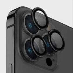 iPhone 14 Pro Max iPhone 14 Pro Camera Lens Protector, Keep Original Camera HD Glass Metal Camera Lens Screen Cover Film for iPhone 14 Pro Max / 14 Pro Accessories 3-pack (Black)